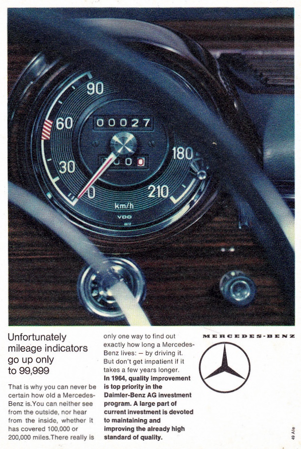1964 Mercedes Benz - 99,999 Miles